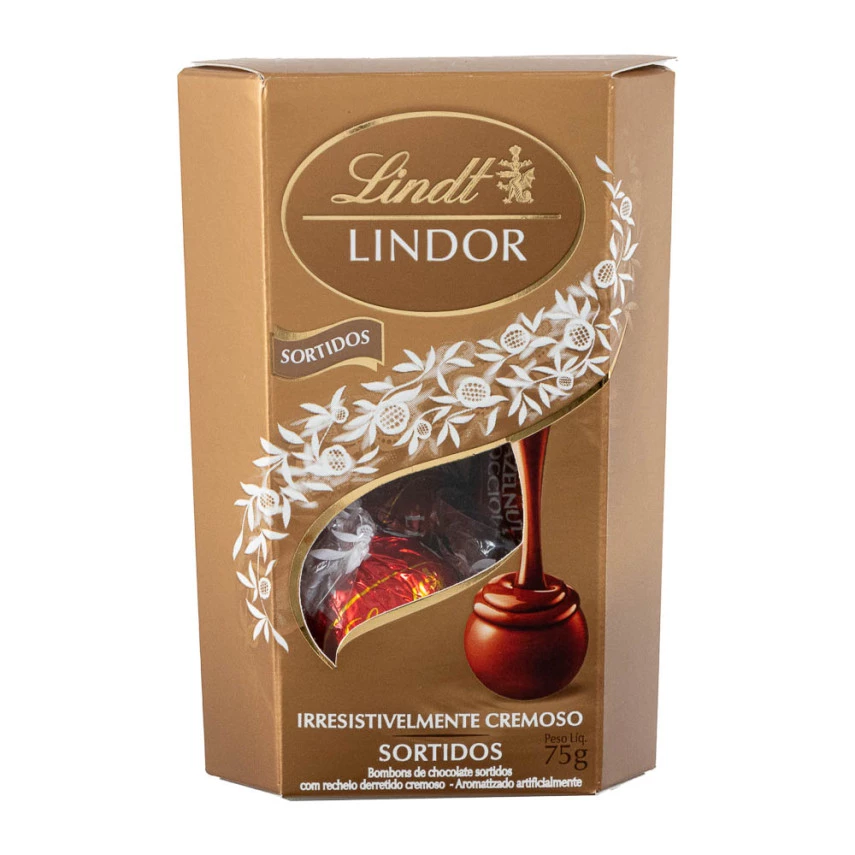 Bombom de Chocolate Sortido Lindor LINDT 75g
