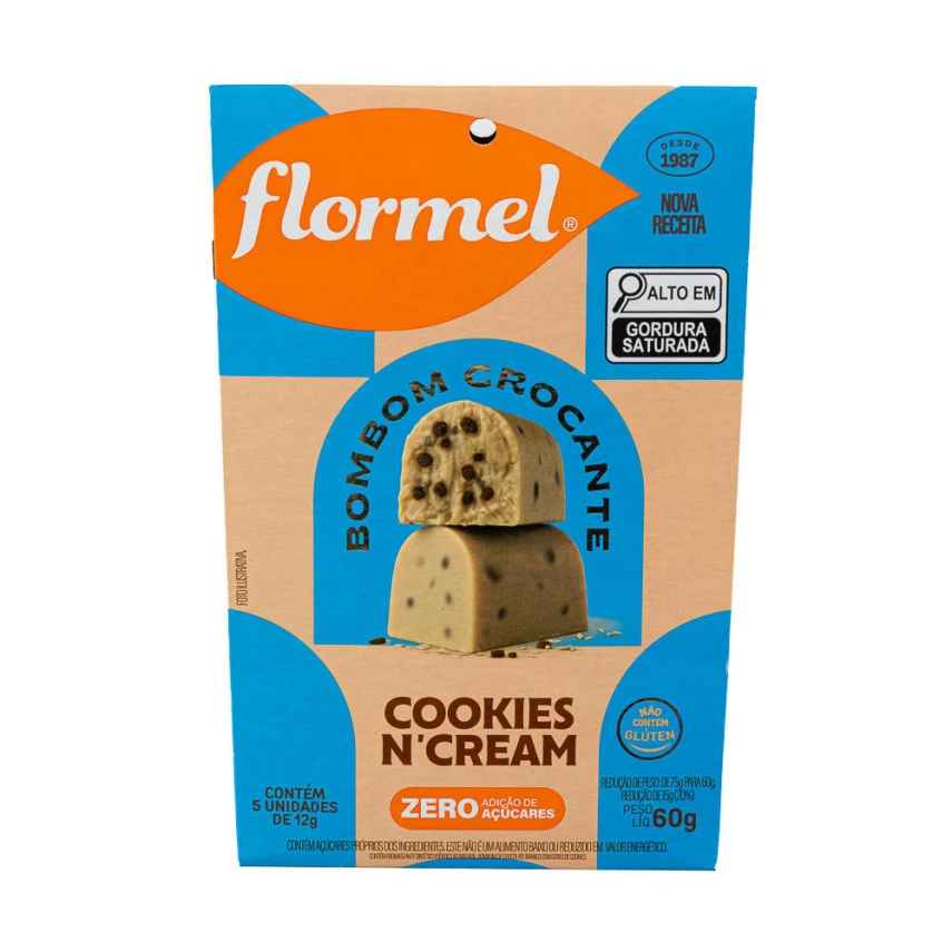 Bombom Cookies N’Cream FLORMEL 60g
