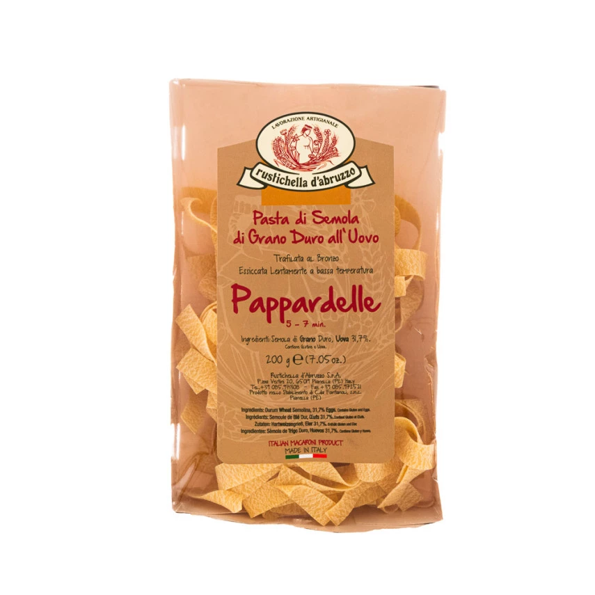 Macarrão Pappardelle All Uovo RUSTICHELLA D’ABRUZZO 200g