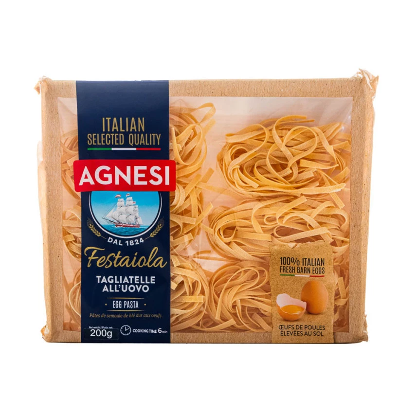 MAC COM OVOS TAGLIATELLE AGNESI 250G