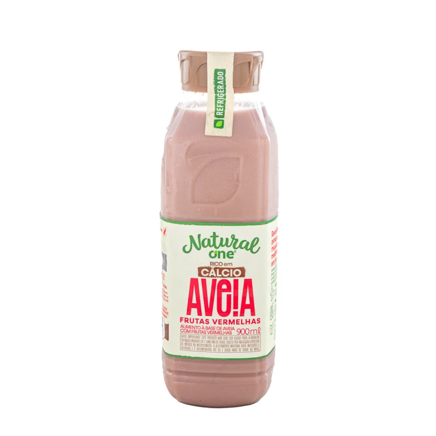 BEB VEG NAT ONE AVEIA FRUTAS VERM 900ML