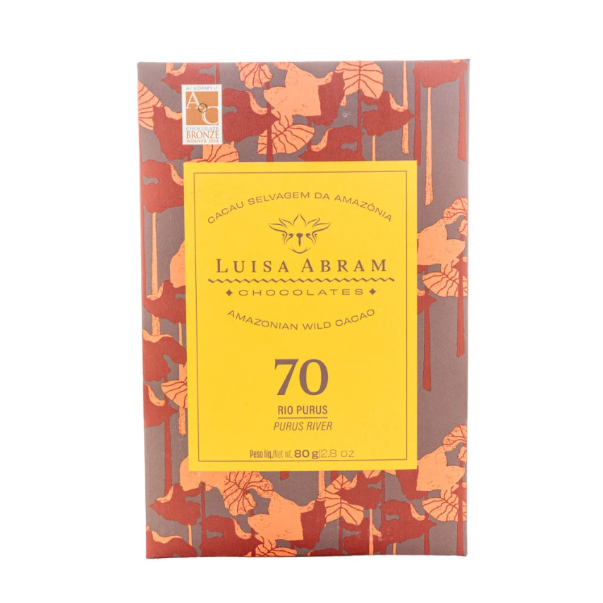 CHOC LUISA ABRAM PURUS 70 CACAU 80G