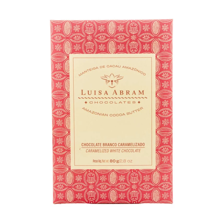 CHOC LUISA  ABRAM BRANCO CARAMELIZADO 80G