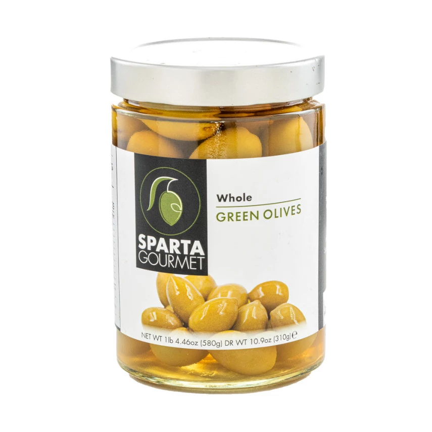 AZEITONAS SPARTA GOURMET VERDE INT HALKIDIKIS  580GR