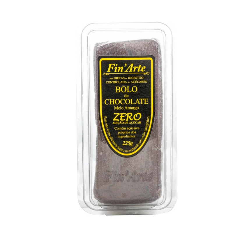 BOLO FIN ARTE MEIO AMARGO ZERO 300G