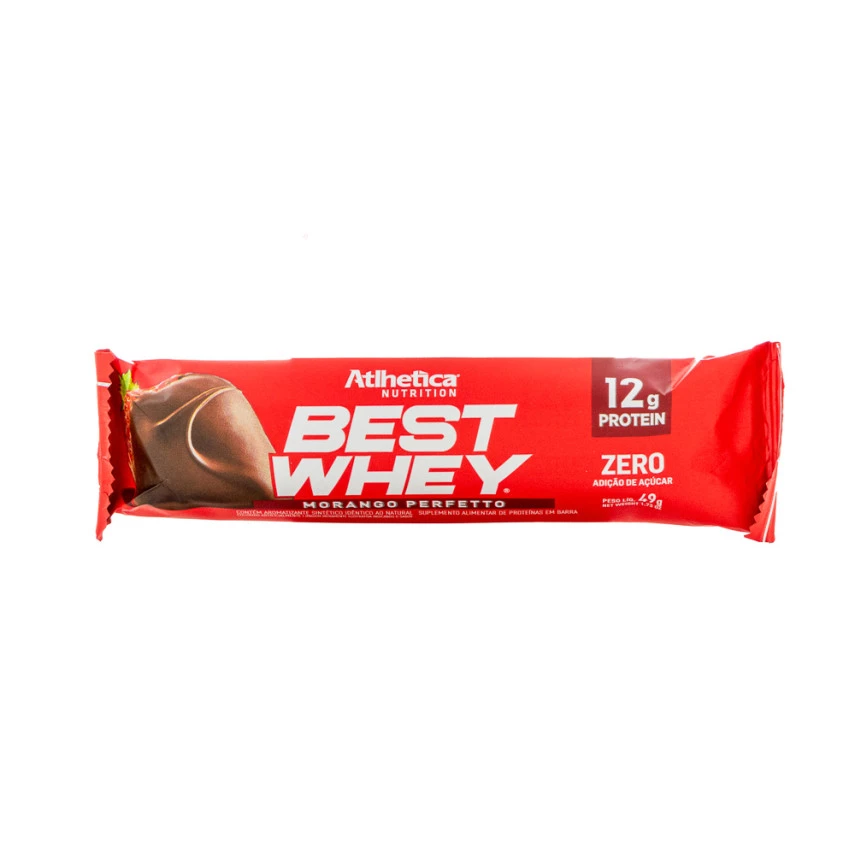 BARRA  ATLHETICA MORANGO PERFEITO 49G