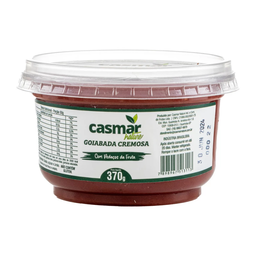 GOIABADA CREMOSA CASMAR 370G