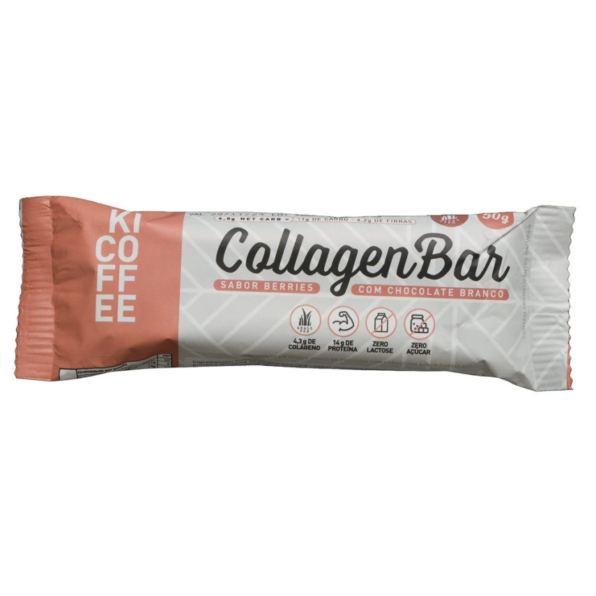 Collagen Bar Berries com Chocolate Branco SELVS 45g