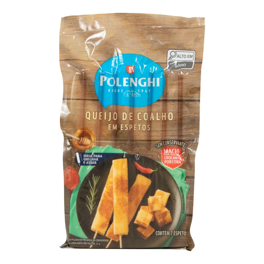 Queijo Coalho Em Espeto POLENGHI Kg