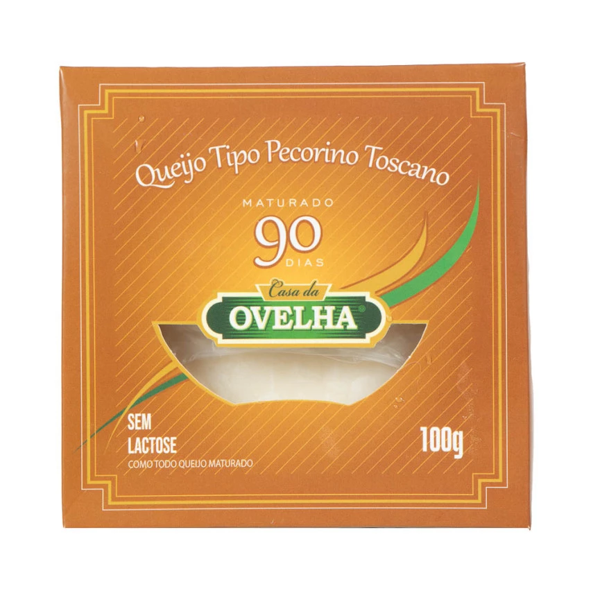 Queijo Pecorino Maturado 90 Dias CASA DA OVELHA 100g 