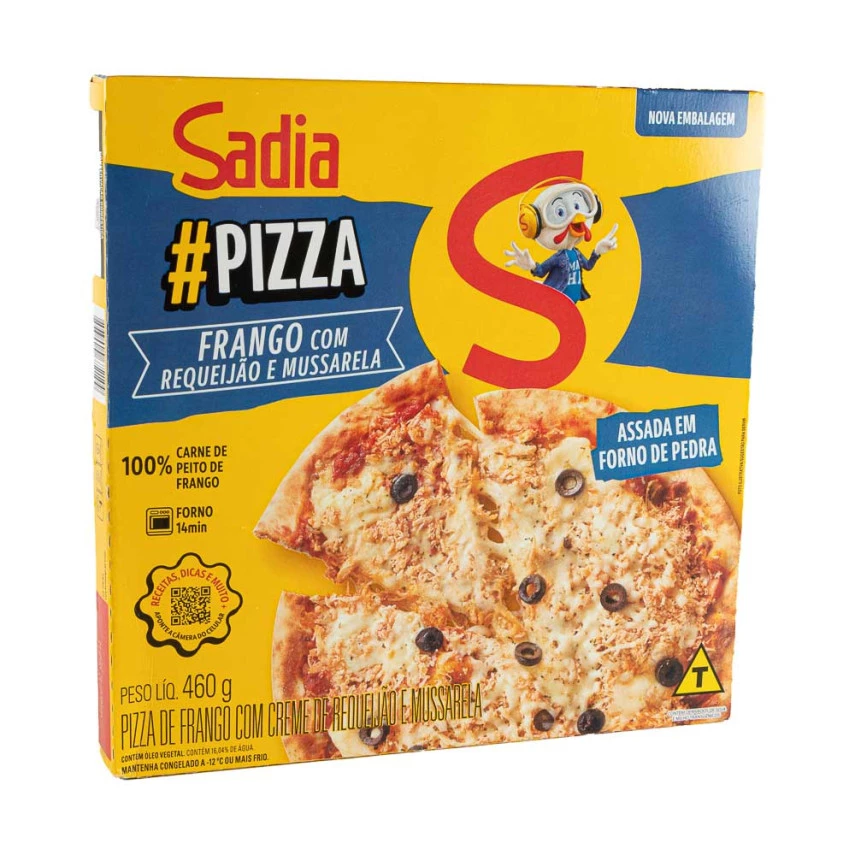 Pizza de Frango com Requeijão e Mussarela SADIA 460g