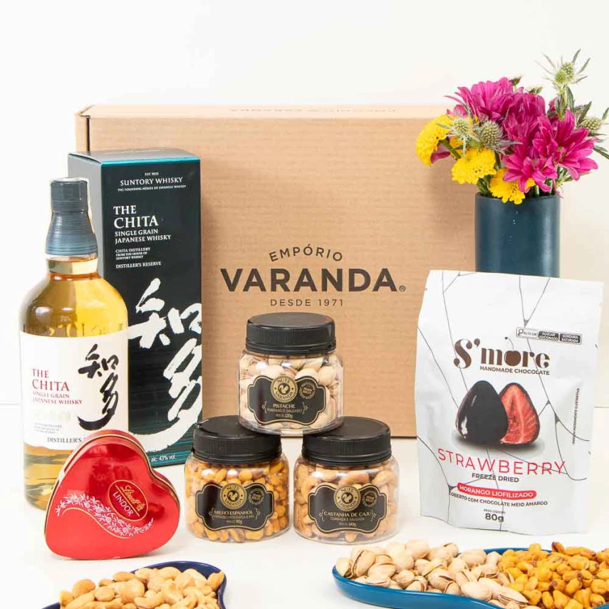 Caixa presente Whisky Japonês The Chita