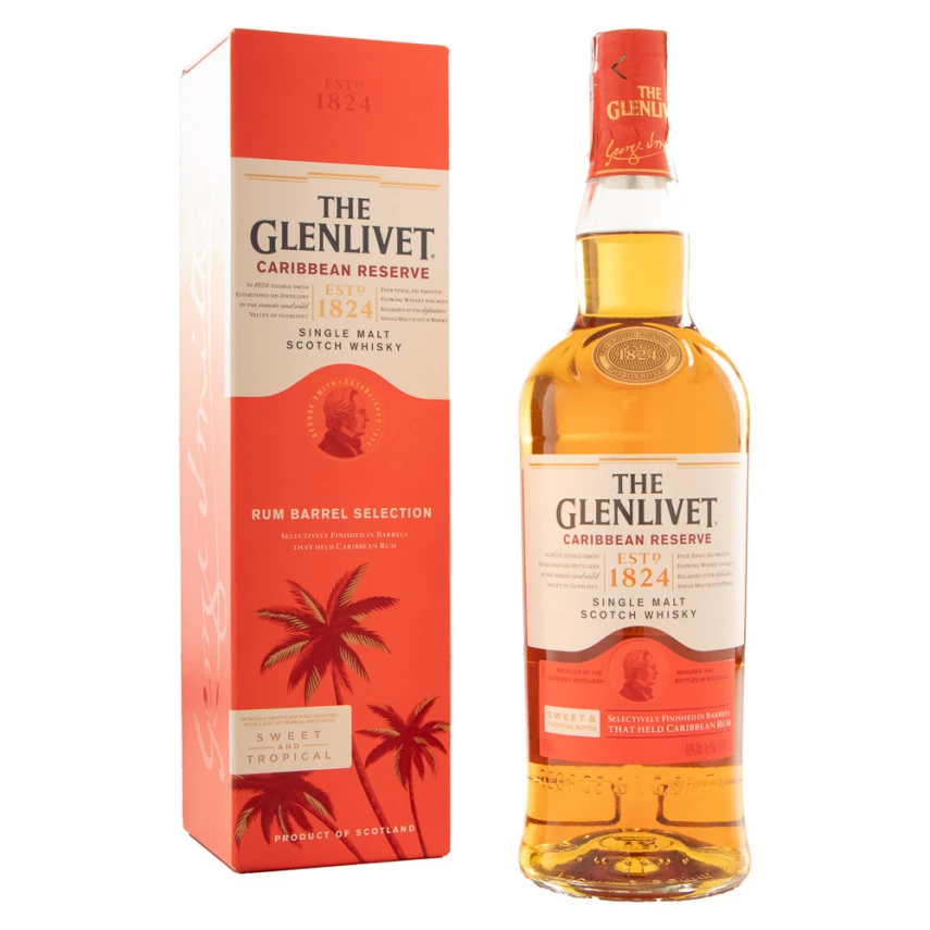 Whisky Caribbean Reserve THE GLENLIVET 750ml