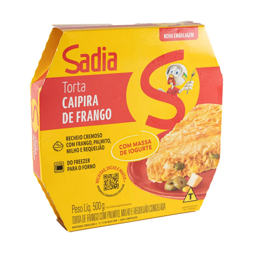 Torta Frango com Massa de Iogurte SADIA 500g