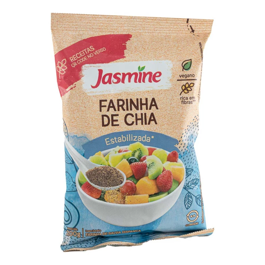 Farinha de Chia e Estabilizada JASMINE 200g