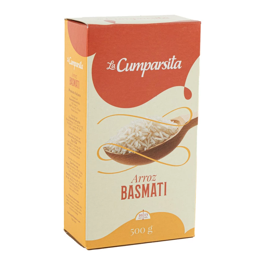 Arroz Basmati LA CUMPARSITA 500g