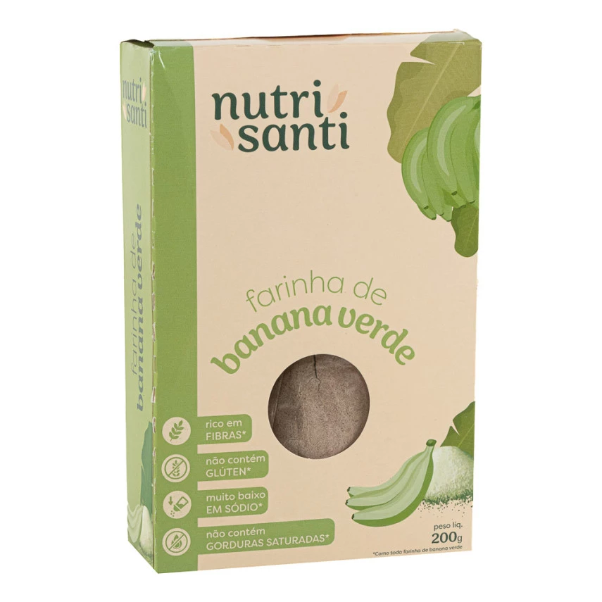 Farinha de Banana Verde NUTRISANTI 200g