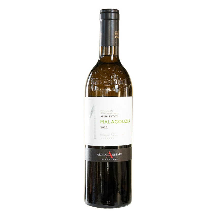 Vinho grego branco malagouzia single vineyard turtles ALPHA ESTATE 750ml