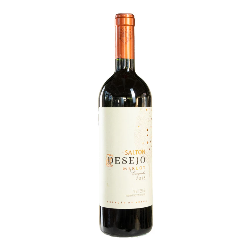 Vinho Brasileiro Tinto SALTON Desejo Merlot 750ml