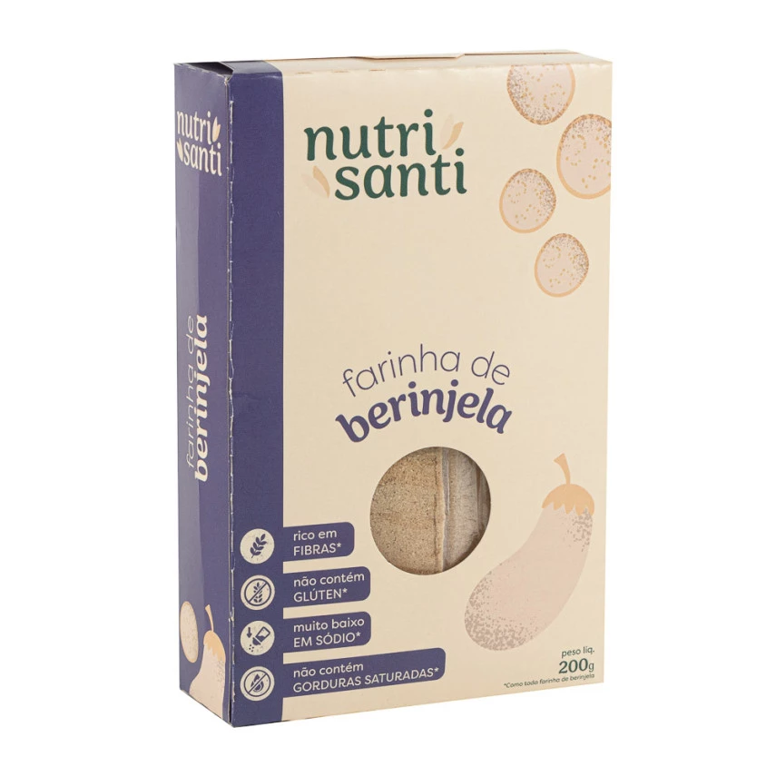 Farinha de Berinjela NUTRISANTI 200g