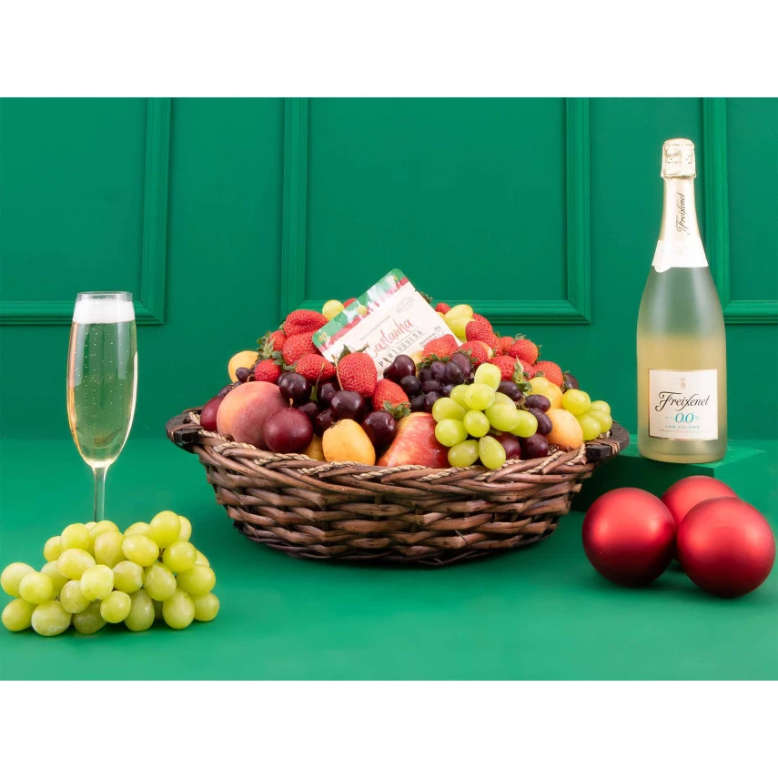 Cesta de Frutas de Natal - 15 Itens