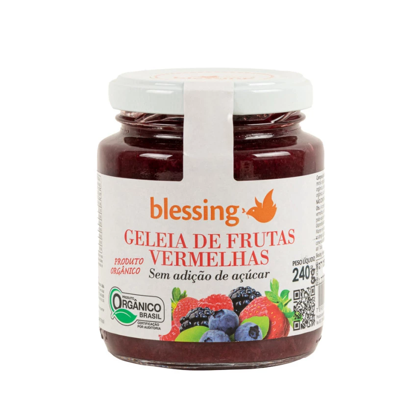 GELEIA BLESSING FRUTAS VERM S/AC 240G