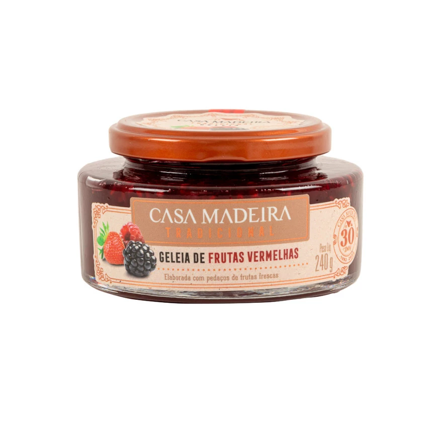 Geleia de Frutas Vermelhas CASA DA MADEIRA 240g