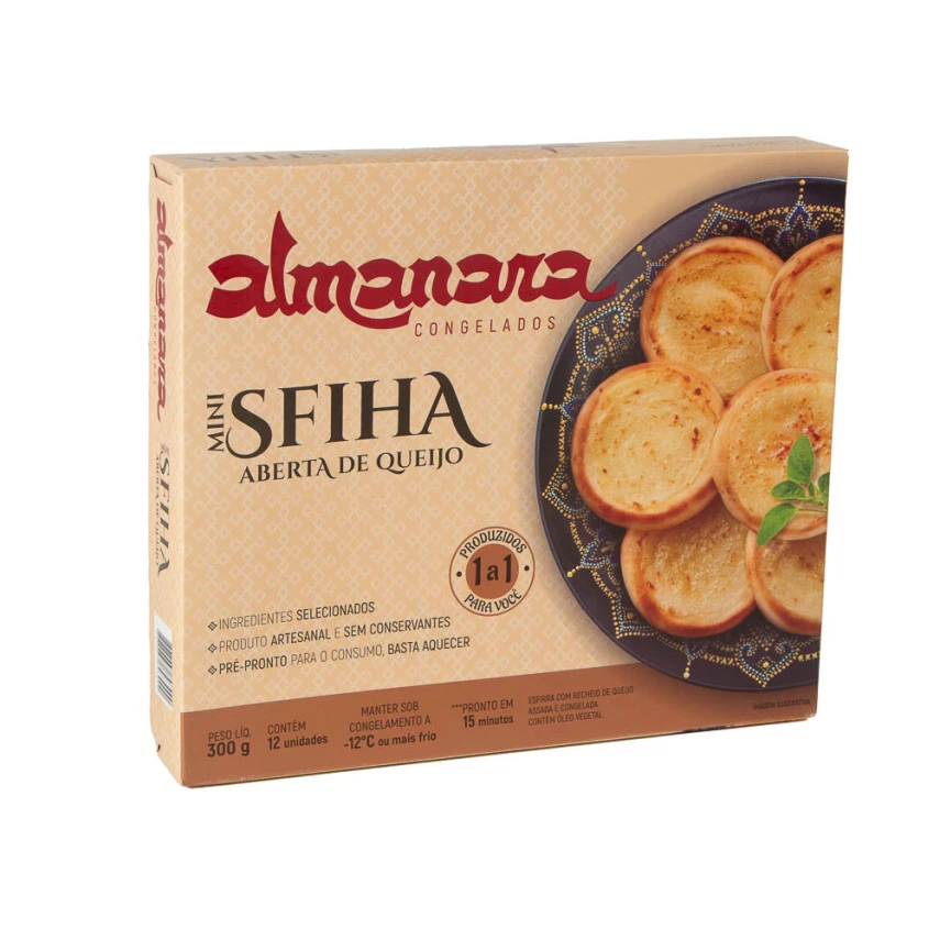 Esfirra de Queijo Aberta ALMANARA 12un 