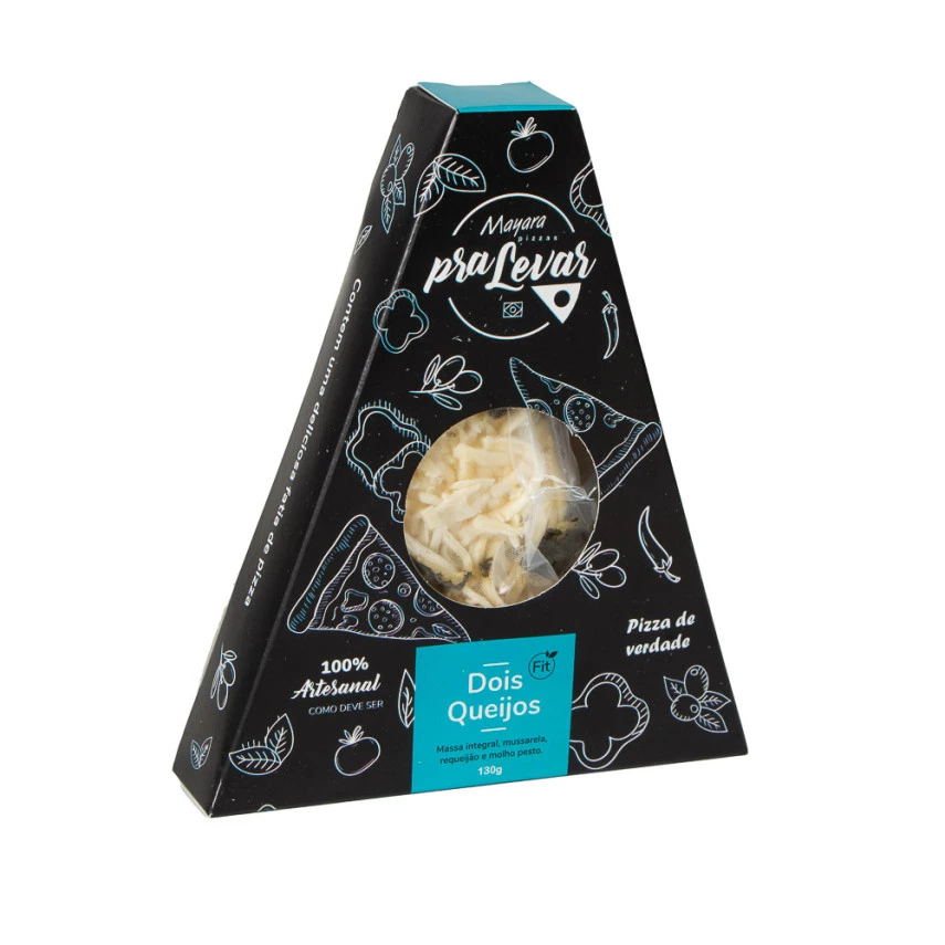 Pizza Dois Queijos ao Molho Pesto MAYARA 130g