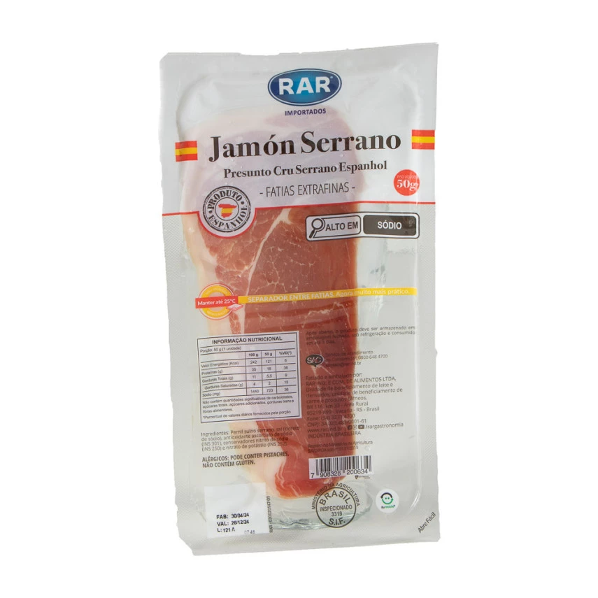 PRES CRU ESPANHOL FAT RAR  50G