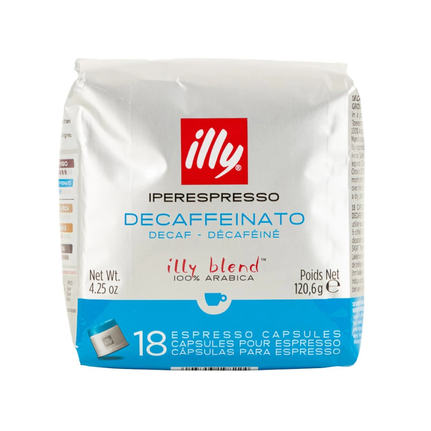 Café descafeinado 18 cápsulas Blend ILLY 120,6g