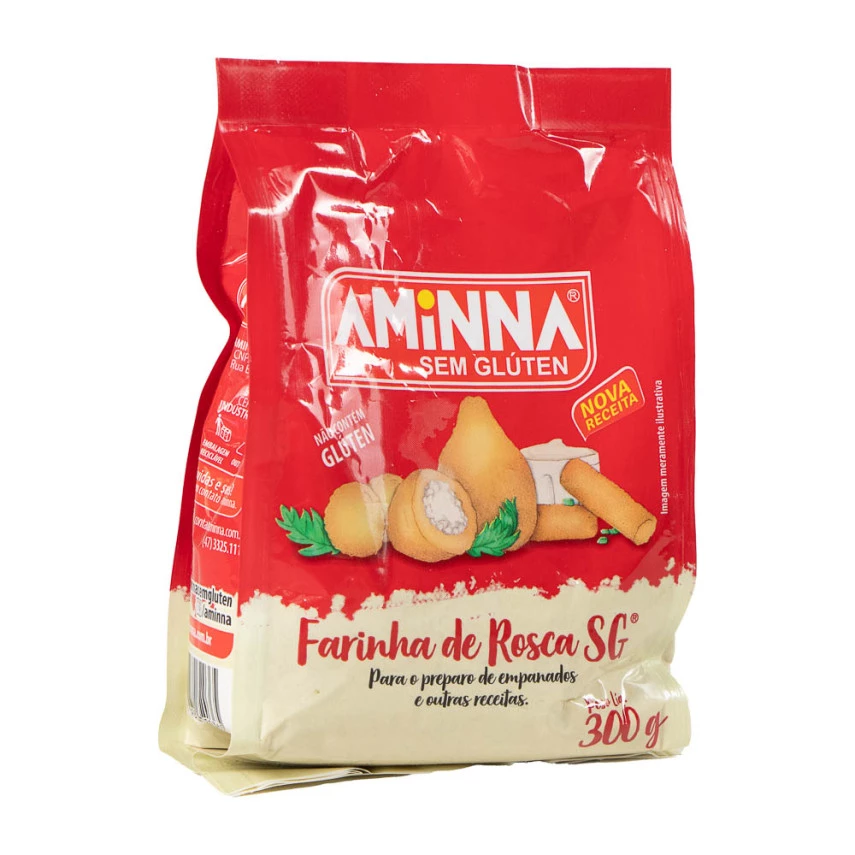 TORR DE FAR DE ROSCA SEM GLUTEN  AMINNA 300G