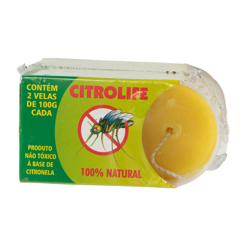 Vela de Citronela Repelente de Insetos - 2un