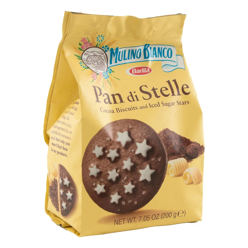 Biscoito de Cacau Pan di Stelle MULINO BIANCO 200g