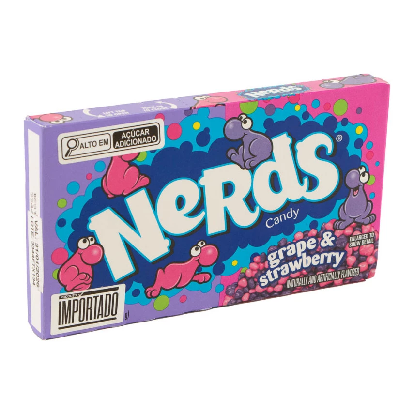 Bala de Uva e Morango NERDS 141g
