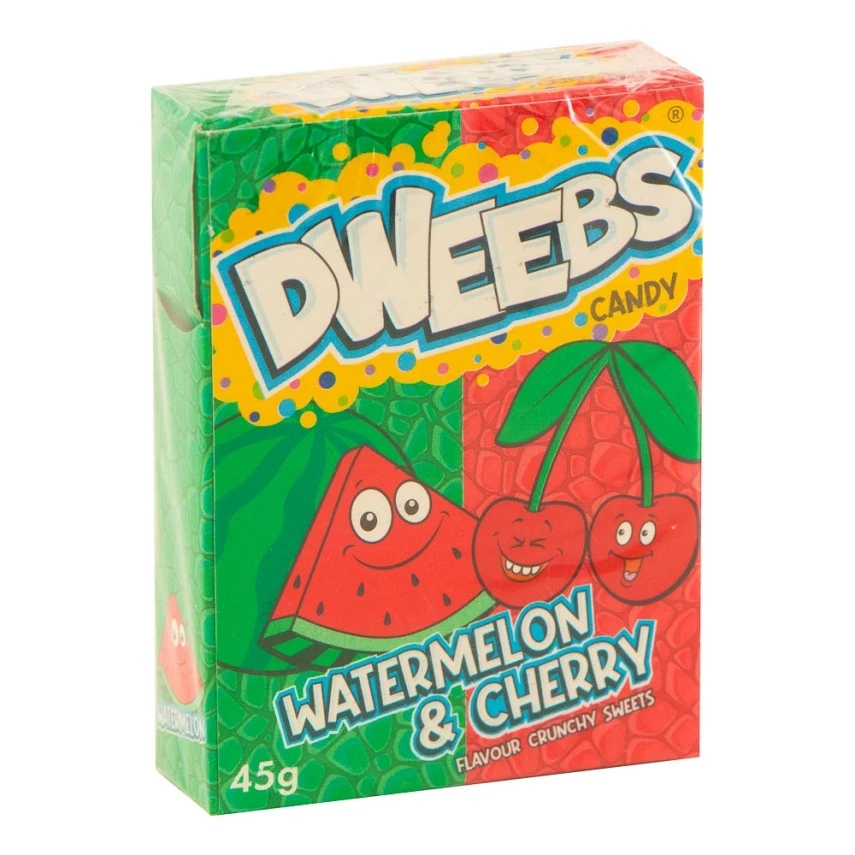 Bala de Melancia e Cereja DWEEBS CANDY 45g