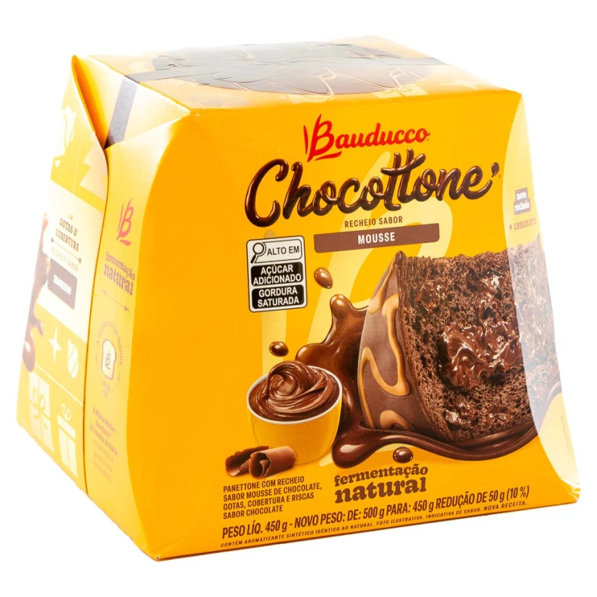 Chocottone Recheado com Mousse BAUDUCCO 450g