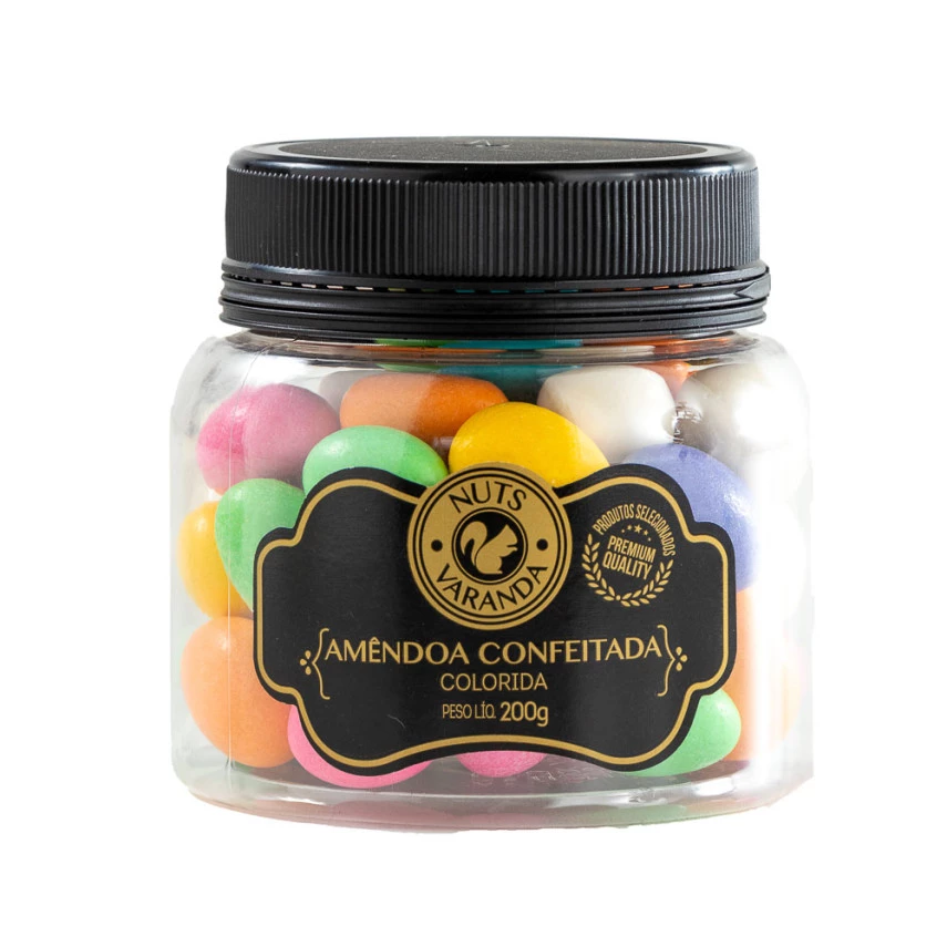 Amêndoa Confeitada Colorida ALIBEC 200g