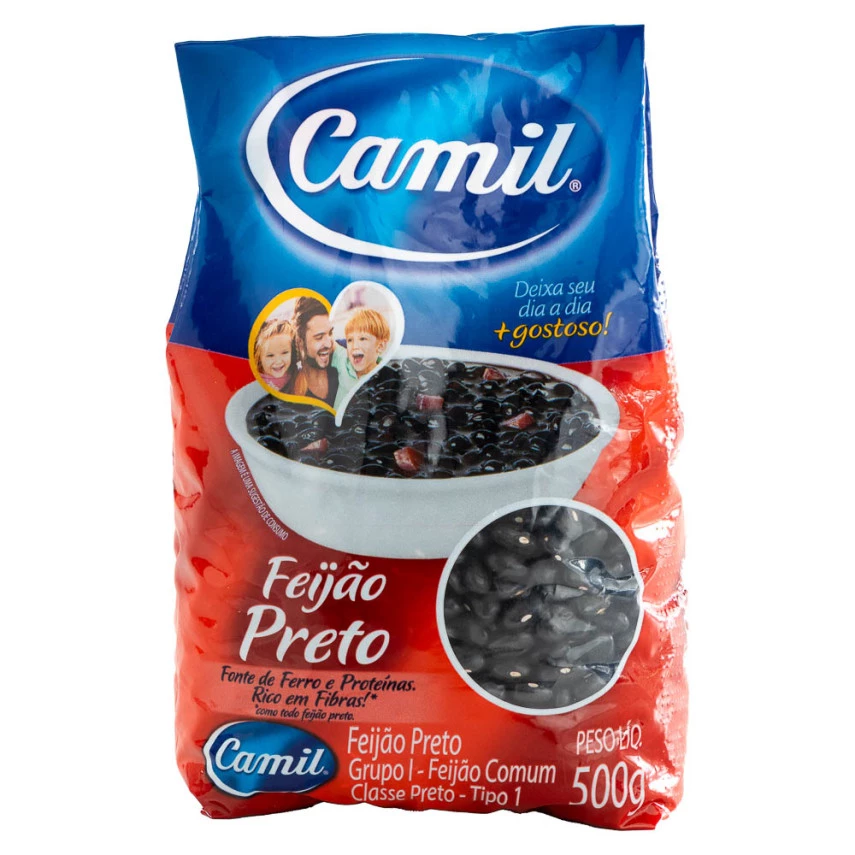 FEIJAO CAMIL PRETO 500G