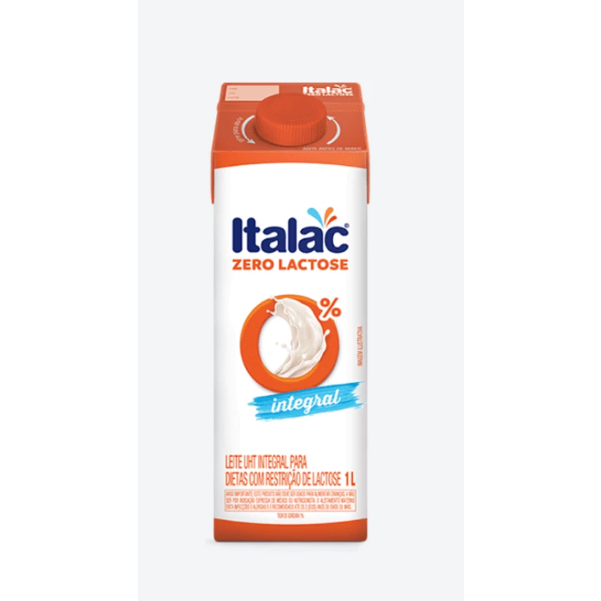 Leite Integral Zero Lactose ITALAC 1l