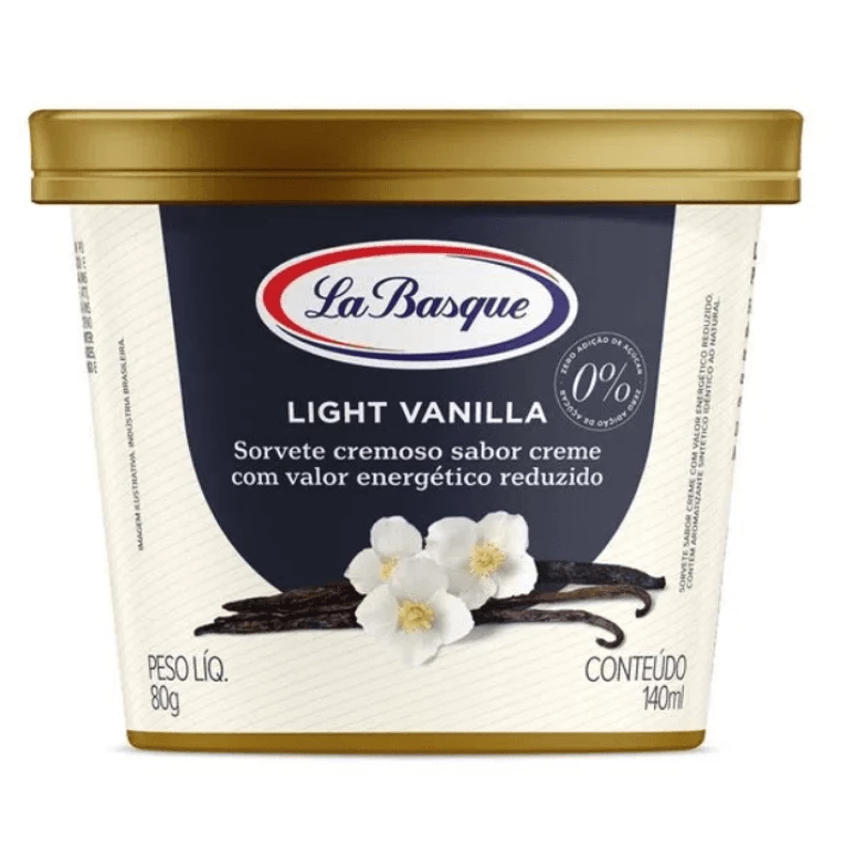 Sorvete Vanilla Light LA BASQUE 140ml