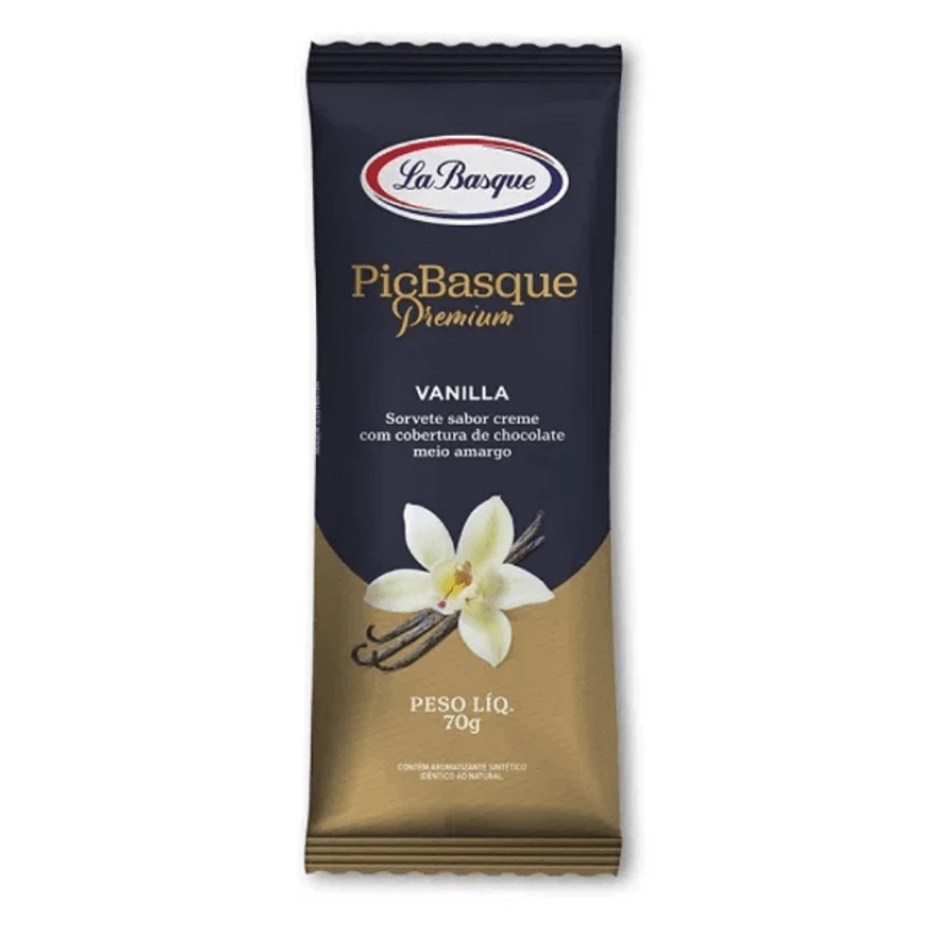 Picolé Premium Vanilla LA BASQUE 70g