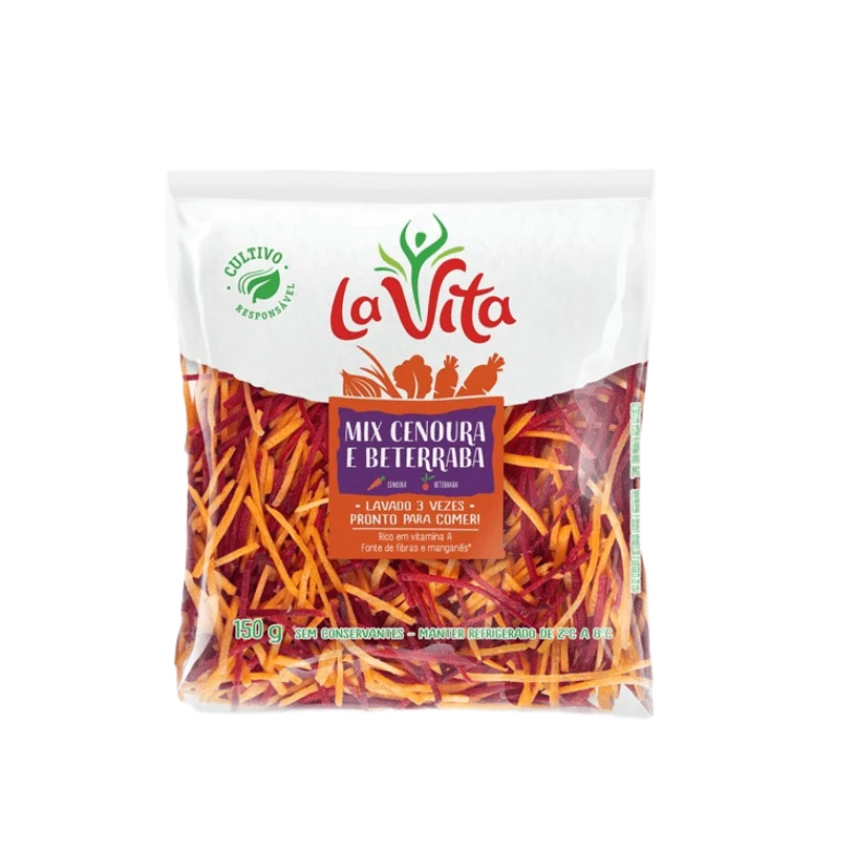 Mix de Cenoura e Beterraba LA VITA 150g
