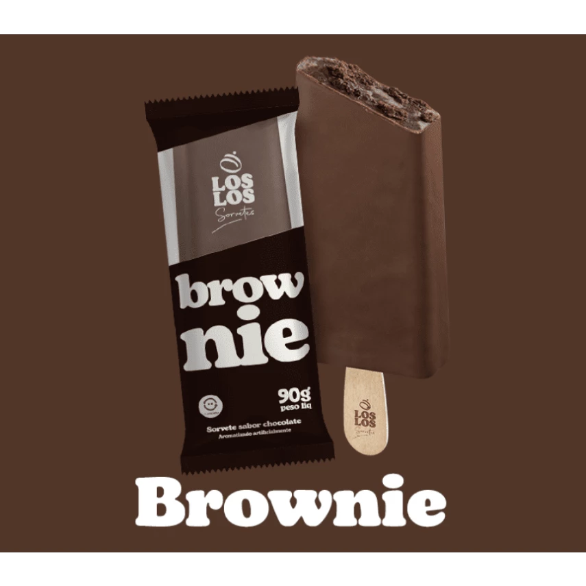 Picolé Brownie LOS LOS 90g