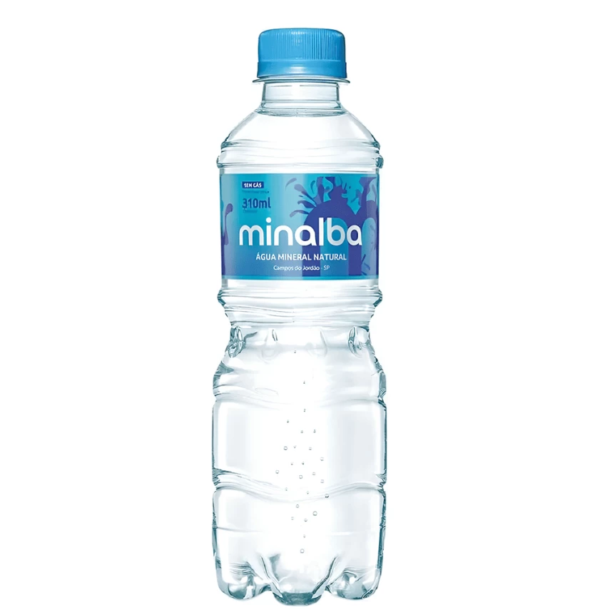 Água Mineral Natural Sem Gás MINALBA 310ml