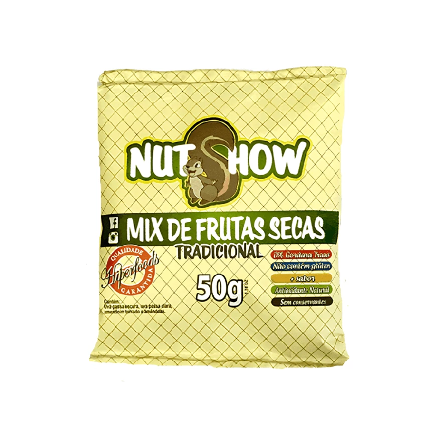 Mix de Frutas Secas Sachê NUTSHOW 50gr