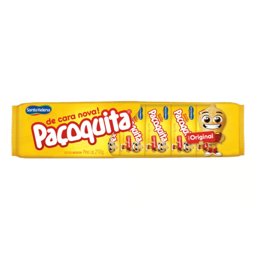 Paçoquita Doce de Amendoim Mini SANTA HELENA 210g