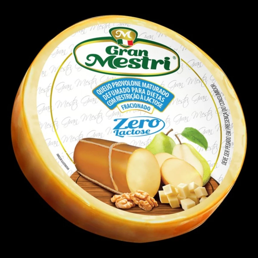 Queijo Provolone Zero Lactose Fracionado GRAN MESTRI kg