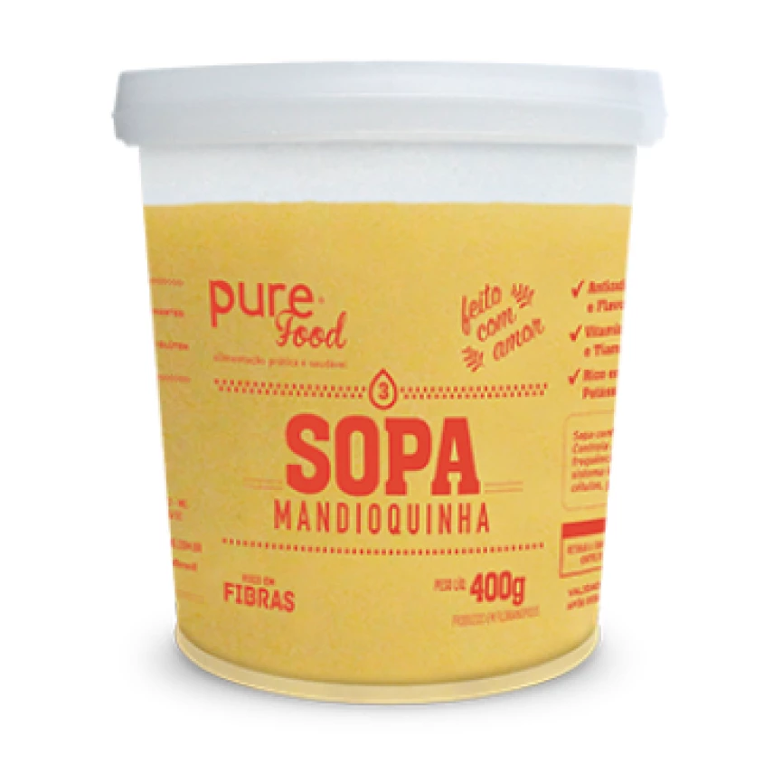 SOPA MANDIOQUINHA  PURE FOOD 400G