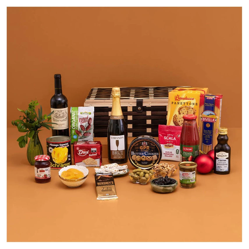 Cesta de Natal Sangiovese – 18 itens 